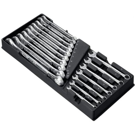 Facom Kunststoffmodul XL - Serie 440 Gabelringschlüssel 17-tlg.
