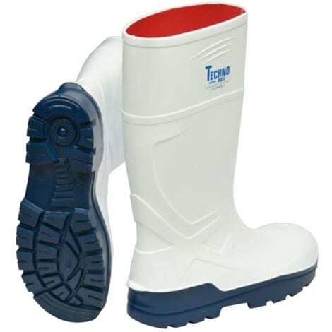 TECHNO® BOOTS 35484-49 Gr.49 VITAN PU-Stiefel Weiß EN ISO 20345:2011 S4