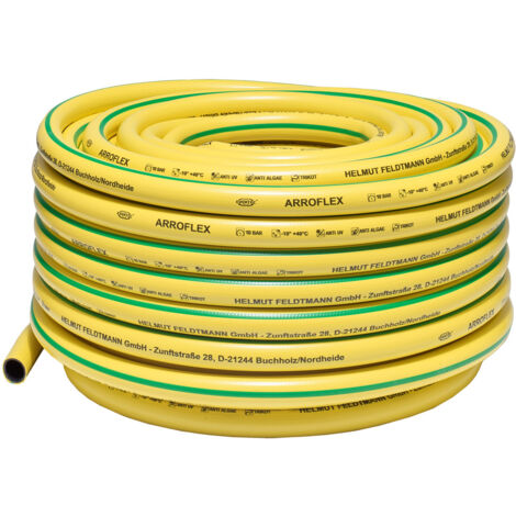 Gr .25 Meter ARROFLEX  1'' METER gelb 1'' ARROFLEX PVC water hose with tri