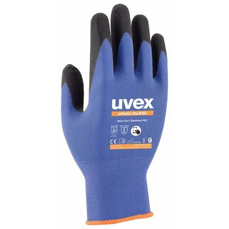 Uvex 6003510 Schutzhandschuhe athletic lite ESD 60035 Größe 10 (1/2)