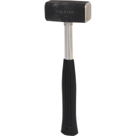 KS Tools 142.5165 Fäustel mit Stahlrohr-Stiel und Kunststoffgriff, 1000g (1/3)