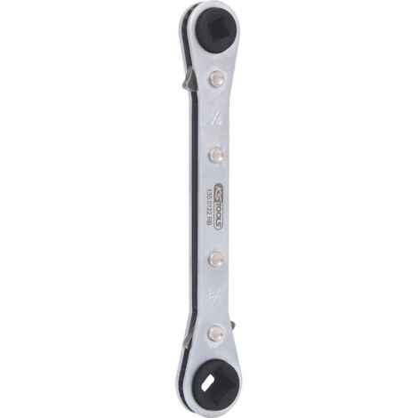KS Tools 130.0122 4 in 1 Kälte-Klima-Ratschenschlüssel, umschaltbar