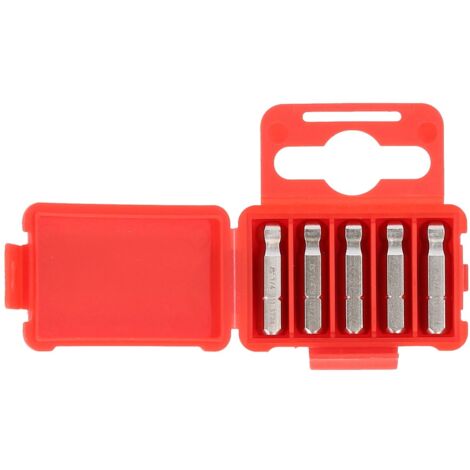 KS Tools 1/4 Bit Innensechskant, 25 mm, Kugelkopf, 1/4, 5er Pack (1/5)