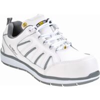 teXXor® S3-ESD-Sicherheitshalbschuhe AVIGNON weiß/grau 6350 Gr. 39