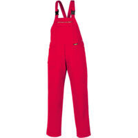 Latzhose 290 g/m² rot Größe 25