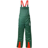 Feldtmann Fichte Schnittschutz-Latzhose 22772 Gr. 64 grün/rot