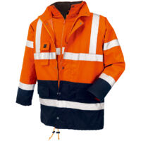 teXXor® Warnschutz-Parka CALGARY leuchtorange/navy 4108XXL Gr.XXL 100% Polyeste
