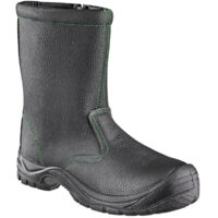 teXXor® S3-Winterreißverschlussstiefel ZIPPER schwarz/grün 634047 Gr.47