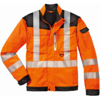 Warnschutz-Bundjacke Kentucky, leuchtorange/grau, EN ISO 20471 Kl.2, Gr. 3XL