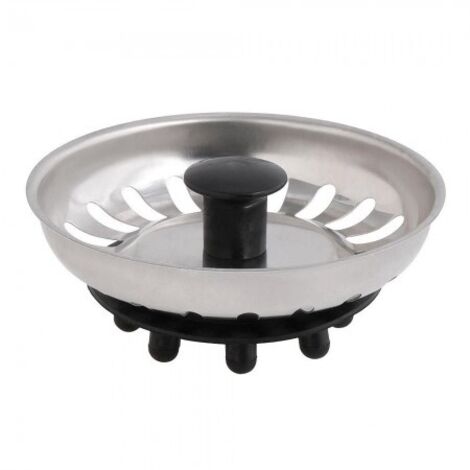 Abflussstopfen Stöpsel Edelstahl 80 mm