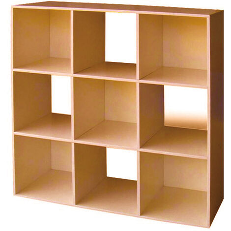 MOBILE LIBRERIA MOD.CUBO 9 ROVERE CM.91X30X91H