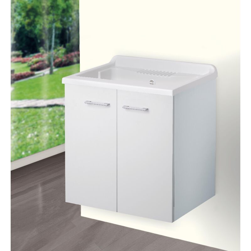 Lavatoio 1 anta cm 45X50 BIANCO OPACO - SPM