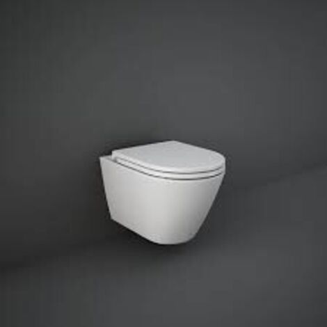 Vaso sospeso feeling rimless fissaggio nascosto bianco opaco matt