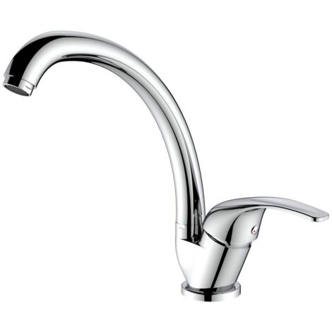 Miscelatore Monocomando Per Lavello Ceramica Dolomite - Bocca Alta Tubolare Cromata, Con Flessibili Acciaio - Foto 4