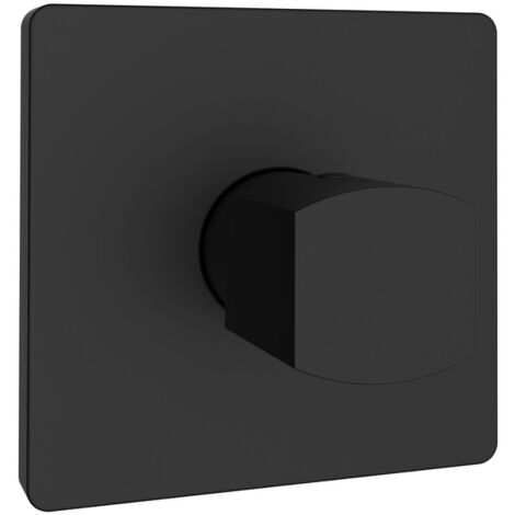 Miscelatore Doccia Incasso ERIKA - Nero Opaco, Ottone, Con Cartuccia 35mm E Piastra 11.5cm - Foto 7