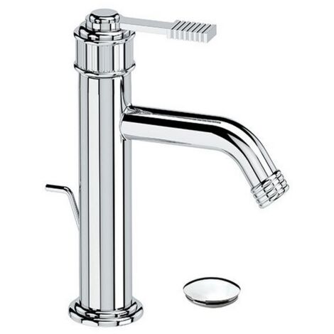 Miscelatore lavabo con scarico cromato lucido - serie Atelier (1/2)