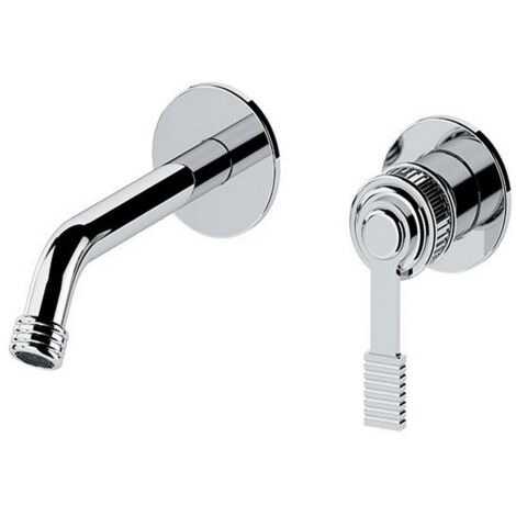 Miscelatore a incasso per lavabo, su due piastre tonde separate - serie Atelier (1/2)