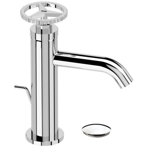 Miscelatore lavabo con scarico cromato - serie Chrono (1/2)