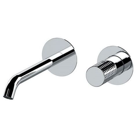 Miscelatore incasso per lavabo su due piastre tonde separate bocca 19 cm - serie Celebrity (1/3)