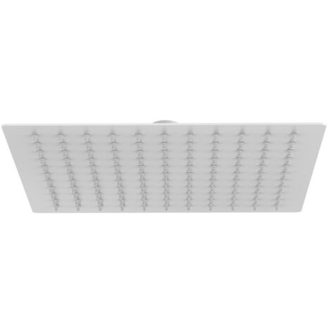 Soffione quadrato 25 x 25 cm bianco - serie Giove (1/2)