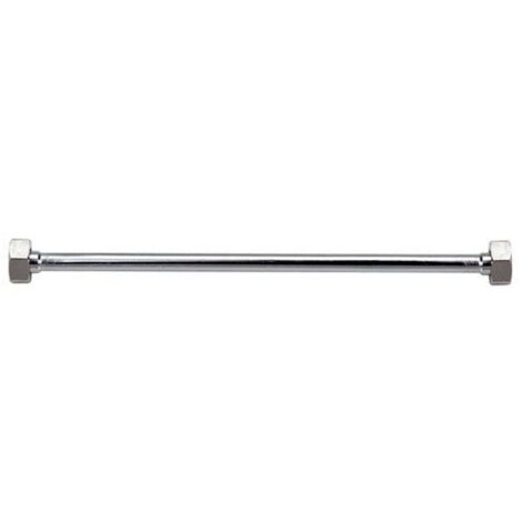 Tubo liscio in rame cromato d. 10 mm Lunghezza: 50 cm