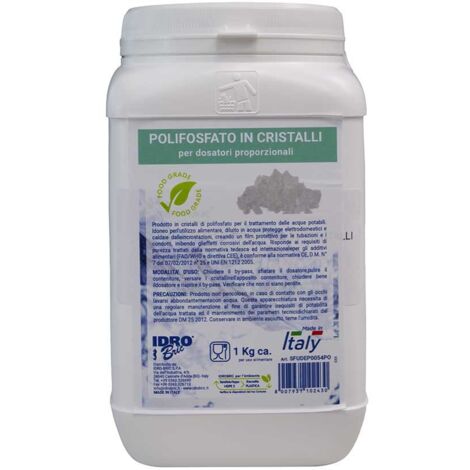Barattolo polifosfati in cristalli da 1 Kg