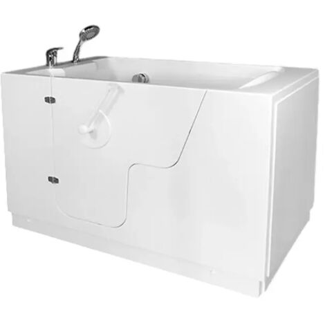 Vasca con Porta Sagomata SX e Seduta Anatomica DX - Goman