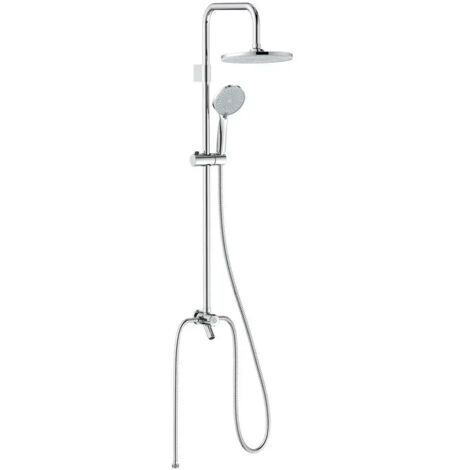 Colonna doccia 3 getti con deviatore 3 vie e rompigetto (1/2)