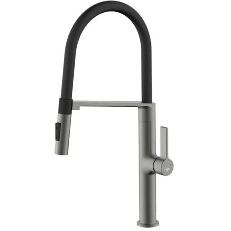 Lavello bocca alta SEUL orientabile con doccia gun gray Ø25 mm (1/2)