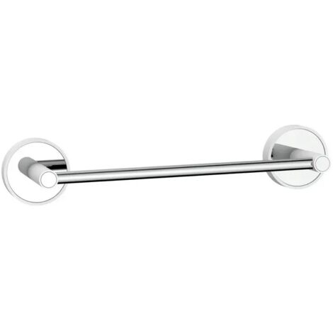 Porta salviette bianco cromo 30 cm – Serie Future (1/2)