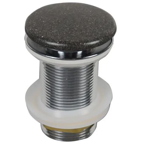 Piletta click clack sabbia con tappo nero sabbiato (1/2)