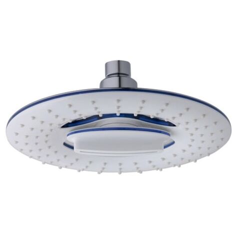 Soffione niagara 2 funzioni ovale con getto a cascata cromato