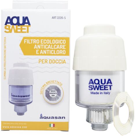 Aquasan Aquasweet Filtro per Doccia e Vasche Da Bagno Anticalcare e Anticloro