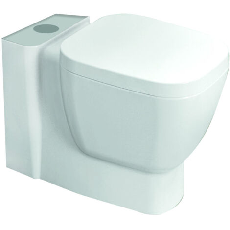 Vaso monoblocco one filomuro scarico universale SENZA cassetta di scarico e SENZA sedile