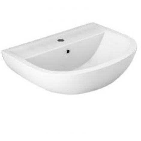 Lavabo sospeso 55 cm Rak Ceramics Compact COWB00004 Bianco