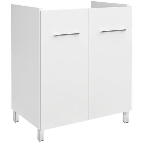 Mobile per lavatoio in ceramica cm 60x50 in nobiliato