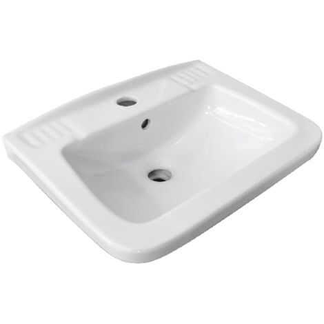 Lavabo a parete 36x45 cm quadro bianco LP83