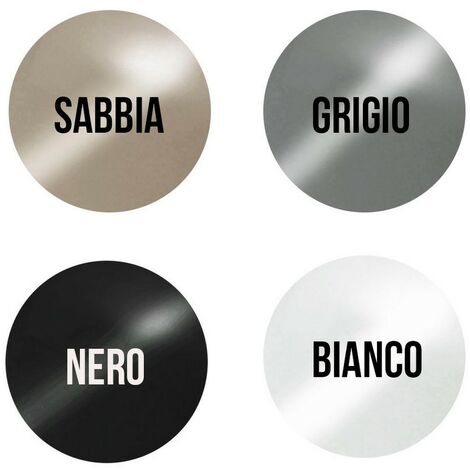 Lavabo d'appoggio da design in ceramica Grigio Cemento