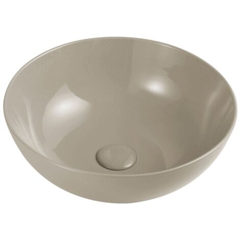 Bacinella d'appoggio D38.5 cm in ceramica Nero