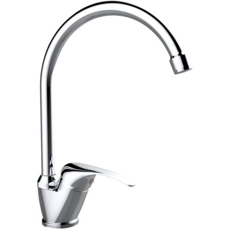 Miscelatore lavello cucina bocca alta cromato eva idrobric scarub0734cr