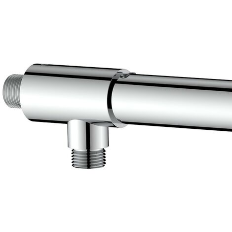 Braccio doccia da 40 cm con deviatore