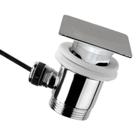 DyniLao Tappo Per Scarico Lavello Quadrato In Acciaio Inox Con Filtro Anti-Blocco, Diametro 42-53 Mm, Per Cucina E Bagno