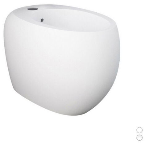 Bidet filo muro cloud bianco alpino