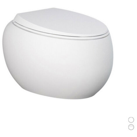 Vaso sospeso cloud rimless fissaggio nascosto bianco alpino