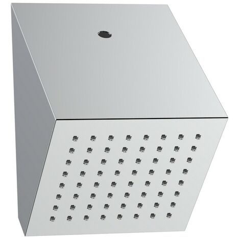 Soffione a muro quadrato 16x16cm - Serie Delfi