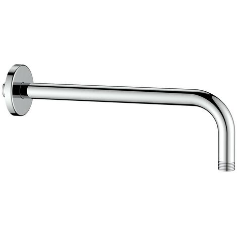 Braccio doccia curvo tondo cromato 30cm idro-bric sapbra0040cr