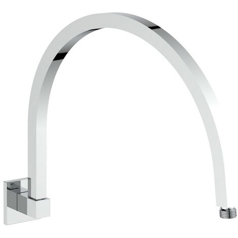 Braccio doccia orientabile quadrato 40 cm