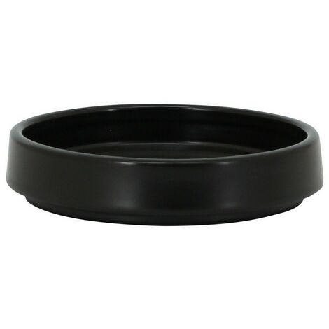 Portasapone Alzato In Acrilico Nero - Supporto Per Cucina E Bagno - Resistente All'Acqua, Ideale Per Sapone, Candele