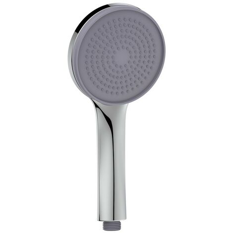 Doccino cromato e grigio a 1 getto con diffusore smontabile - Serie Eris