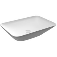 Lavabo appoggio rettangolare Rak Ceramics - Bianco